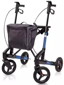 Topro Troja 5G Black Series Rollator ozeanblau, Größe M