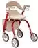 Antar Aluminium Rollator faltbar mit Sitz und Einkaufstasche 8,5 kg