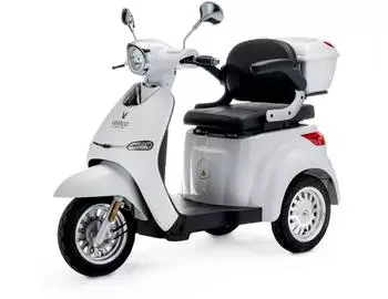 Veleco Elektromobil Cristal Mobilitätsroller Seniorenmobil 12,00 km/h Weiß