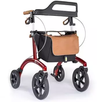 Saljol Allround Rollator AR AR62 - 62cm Sitzhöhe Barolo Red