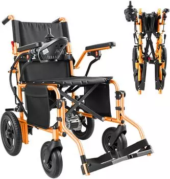 Vankel Elektrorollstuhl Elektrisch Faltbar Leicht bis 150KG 25 km seniorenmobil 2x250W 6,00 km/h E-Rollstuhl