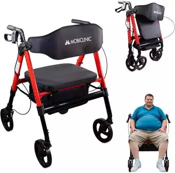 Mobiclinic XXL Gehhilfe klappbar bis 204 kg Madeira