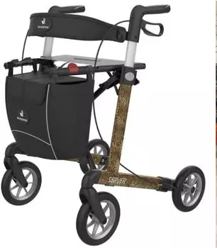 Rehasense Rollator Server Cheetah Pattern Komplettpaket