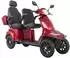 Econelo E-Seniorenmobil Vista Quarter-1L, Blei-Akku, 4-Rad, 1000 Watt, Komfort-Sitz, rot