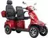 Econelo E-Seniorenmobil Vista Quarter-1L, Blei-Akku, 4-Rad, 1000 Watt, Komfort-Sitz, rot
