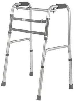 Dr. Junghans Medical Gehgestell Reziprok faltbar höhenverstellbar blau