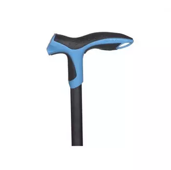 Antar Soft Step Aluminium Gehstock blau