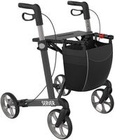 Rehasense Leichtgewicht-Rollator Server Komfort | Alu-Rollator belastbar bis 150 kg