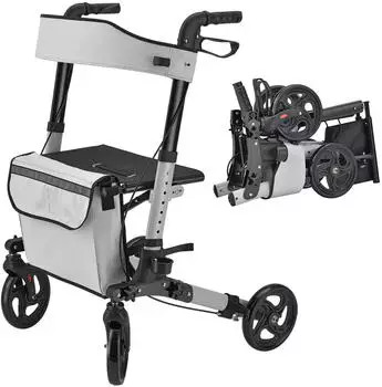 Juskys Rollator Vital grau