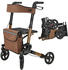 Juskys Rollator Vital braun