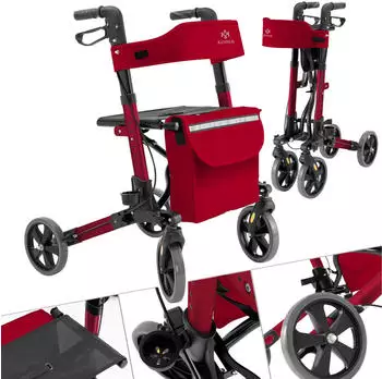 Kesser Leichtgewichtsrollator rot (15044)