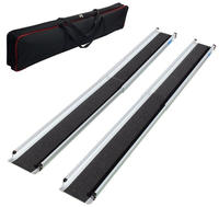 Trutzholm 2 X Teleskoprampe 105-183cm Traglast 272 Alu Grau Schwarz Beschichtet Inkl.