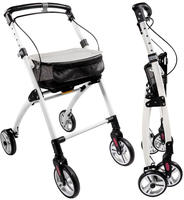 L&ouml;sch Reha Rollator Casa schmal f&uuml;r Wohnung & Innenbereich Wei&szlig;