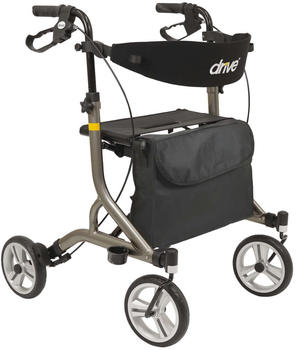 Drive Medical Nitro SL Leichtgewichtrollator grau-metallic