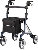 Rollator Bischoff & Bischoff Alevo Alu - faltbar - 6,5 kg - mit Tasche & R&uuml;ckengurt