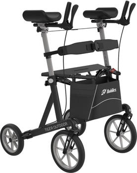 FabaCare Tiger Outdoor XXL Unterarmrollator braun