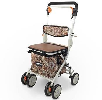 Mobiclinic Coliseo Rollator mit Einkaufstasche und Sitz