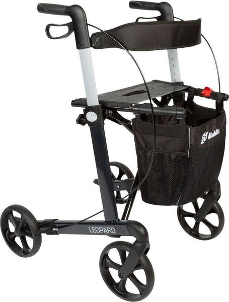 FabaCare Leopard Small Rollator mit Softrädern anthrazit