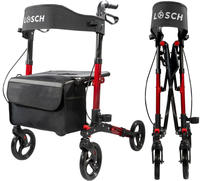 L&ouml;sch Reha Rollator TABAS Mobility PU Rot