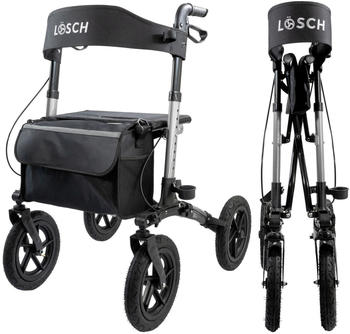 L&ouml;sch Tabas Mobility Air Rollator silber