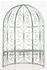CLP Half-moon garden arch with bench Green