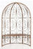 CLP Half-moon garden arch with bench
