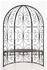 CLP Half-moon garden arch with bench