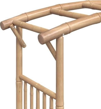 vidaXL Rosenbogen Bambus 118x40x187 cm (341746)