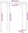 vidaXL Gartenpergola 205x40x203 cm Holz (41663)