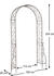 DanDiBo Rosenbogen Metall 254x159 cm Eisen braun