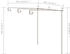 vidaXL Garten-Rosenbogen Antik-Braun 3x3x2,5 m Eisen (313997)