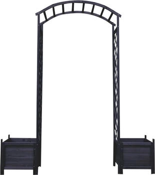 Melko Spalier Pflanzkasten schwarz (50002947)