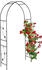 Relaxdays Runder Rosenbogen schwarz (10041668_0)