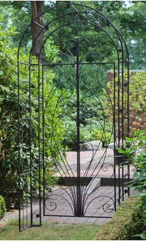 Garden Pleasure Pforte mit Rosenbogen BAGANA Eisen rostoptik (210008313)
