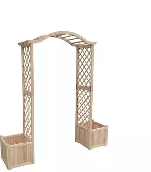 Home Deluxe ARCO Rosenbogen aus Holz, 183x200cm (ARCO)
