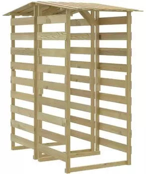 vidaXL Pergola mit Dach 100x90x200cm Kiefernholz impr&auml;gniert, 2er-Set