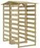 vidaXL Pergola mit Dach 100x90x200cm Kiefernholz imprägniert, 2er-Set