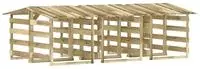 Vidaxl - Pergolen Mit Dach 6 Stk. 100x90x100 Cm Kiefernholz Impr&auml;gniert