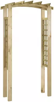 vidaXL Rosenbogen Rankgitter 110x60x210cm Massivholz Kiefer Impr&auml;gniert