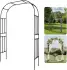 VEVOR Gartenbogen Rosenbogen Metall 2400x1500x400mm (YZZ-202)