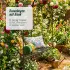Relaxdays Gartenbank mit Rosenbogen, Metall