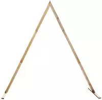 vidaXL Hochzeitsbogen Hellbraun 202 x 95 x 254 cm Massives Kiefernholz