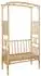 vidaXL Gartenbogen mit Sitzbank Bambus 115x50x205cm