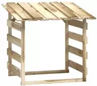 vidaXL Pergolen mit Dach 4 Stk. 100x90x100 cm Kiefernholz Impr&auml;gniert