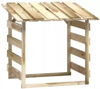 vidaXL Pergolen mit Dach 4 Stk. 100x90x100cm Kiefernholz impr&auml;gniert (3096646)