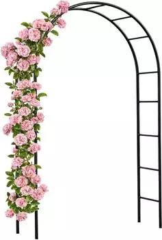 Gardebruk Rosenbogen Metall 240x140x37cm, schwarz (4250525309935)