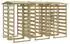 vidaXL Pergola mit Dach 6er-Set 100x90x200cm Kiefernholz imprägniert