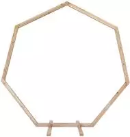 vidaXL Hochzeitsbogen Hellbraun 221 x 92 x 216 cm Massives Kiefernholz