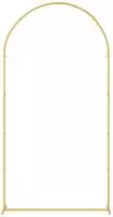 vidaXL Hochzeitsbogen Gold 100 x 39 x 200 cm Stahl