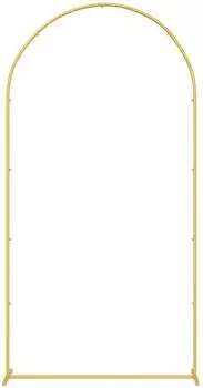 vidaXL Hochzeitsbogen gold, Stahl, 100x39x200cm (42023036)